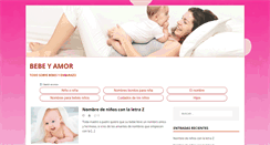 Desktop Screenshot of bebeamor.com